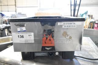 Vollrath 1001 Stainless Steel Commercial Countertop Food Warmer. 120 Volts, 1 Phase. Tested and Working!