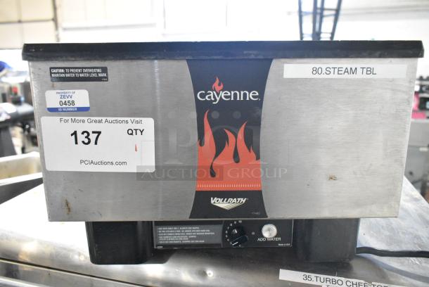 Vollrath 1001 Stainless Steel Commercial Countertop Food Warmer. 120 Volts, 1 Phase. Tested and Working! - Image 1 of 4