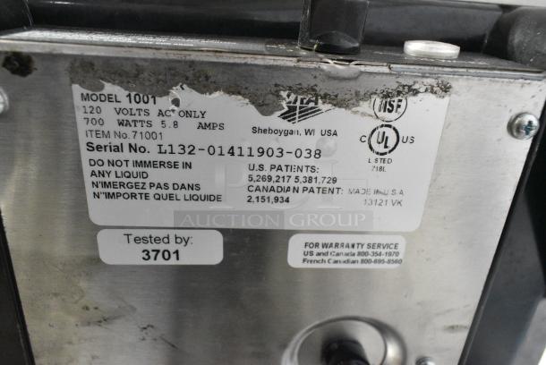 Vollrath 1001 Stainless Steel Commercial Countertop Food Warmer. 120 Volts, 1 Phase. Tested and Working! - Image 3 of 4
