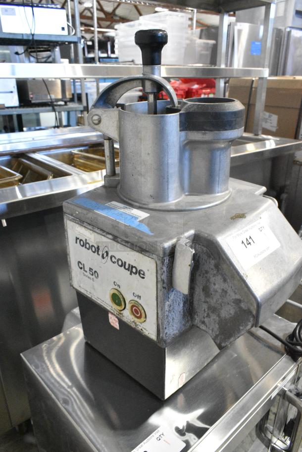 Robot Coupe CL50 Metal Commercial Countertop Food Processor w/ Continuous Feed Head. 120 Volts, 1 Phase. Tested and Does Not Power On - Image 2 of 4