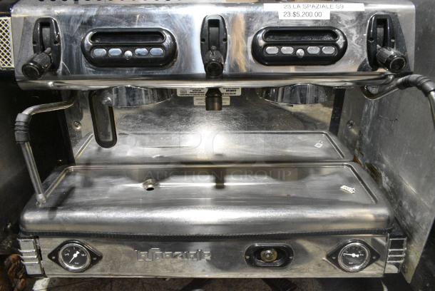 La Spaziale Stainless Steel Commercial Countertop 2 Group Espresso Machine w/ 2 Steam Wands. 208 Volts, 1 Phase. - Image 2 of 4