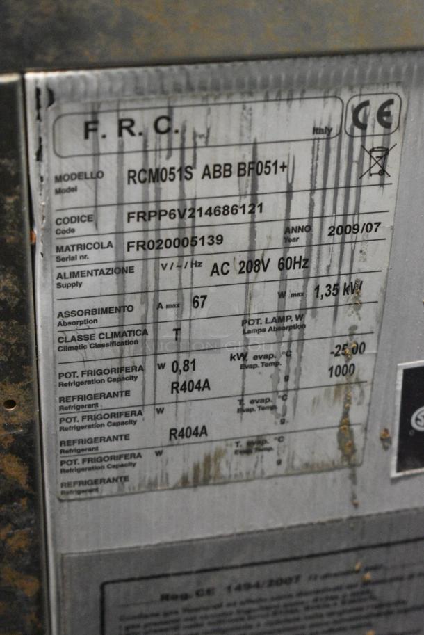Piper Products RCM051S Stainless Steel Commercial Undercounter Blast Chiller. 208 Volts, 1 Phase. - Image 4 of 6