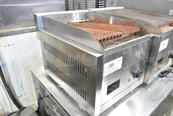 Grace GR-ELG Stainless Steel Commercial Countertop Electric Powered Lava Rock Charbroiler Grill. 220 Volts. - Image 2 of 4