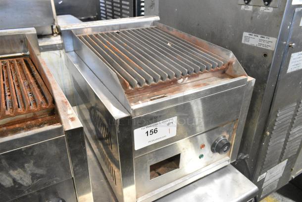 Grace GR-ELG Stainless Steel Commercial Countertop Electric Powered Lava Rock Charbroiler Grill. 220 Volts. - Image 3 of 5