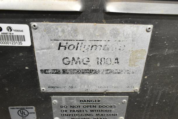Hollymatic GMG 180A Stainless Steel Commercial Floor Style Meat Mixer on Commercial Casters. 208/250 Volts, 1 Phase. - Image 6 of 10