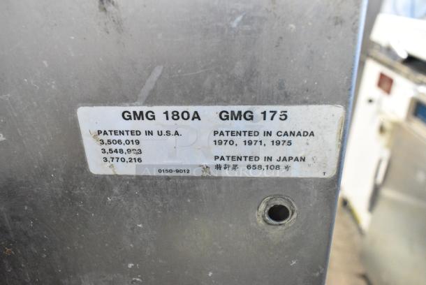 Hollymatic GMG 180A Stainless Steel Commercial Floor Style Meat Mixer on Commercial Casters. 208/250 Volts, 1 Phase. - Image 7 of 10