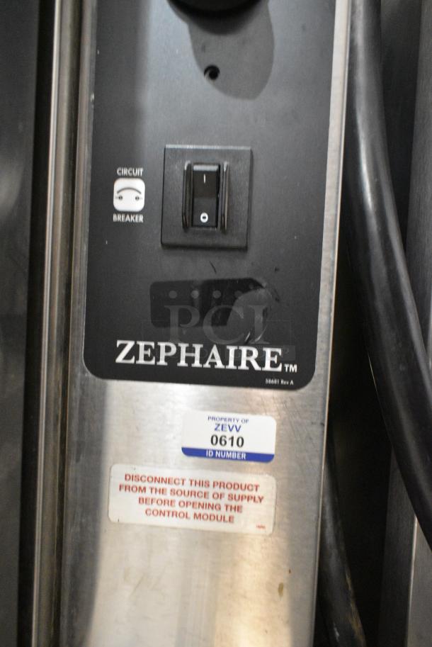 2017 Blodgett Zephaire-200-E Stainless Steel Commercial Electric Powered Full Size Convection Oven w/ View Through Doors, Metal Oven Racks and Thermostatic Controls. 208/250 Volts, 1 Phase. - Image 4 of 8
