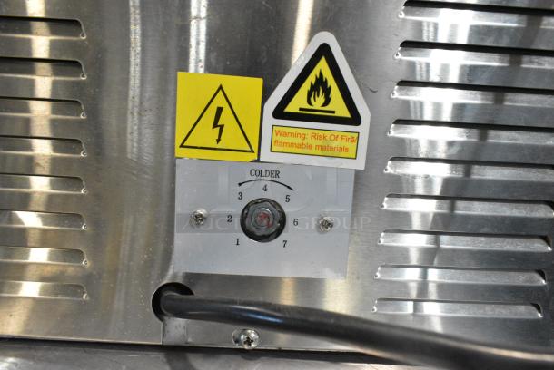 Avantco Stainless Steel Commercial Countertop Refrigerated Rail. 115 Volts, 1 Phase. Tested and Working! - Image 3 of 4