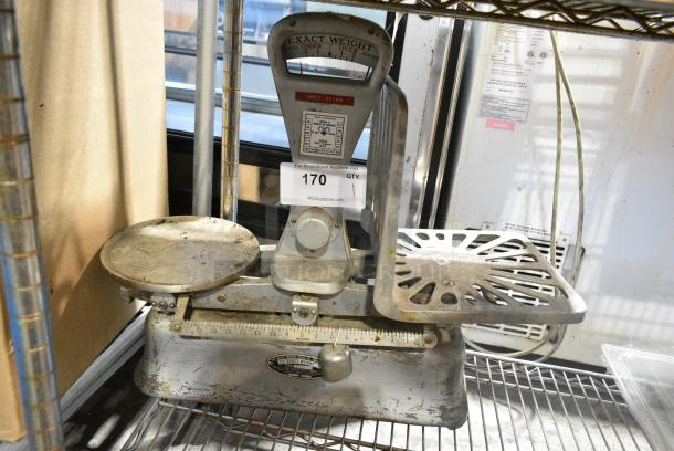 Exact Weight Metal Countertop Scale. - Image 1 of 3