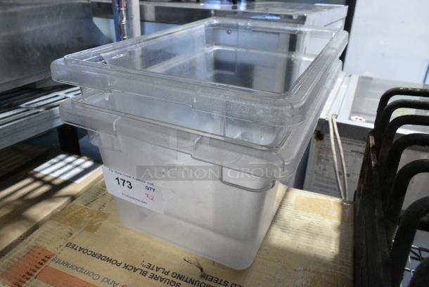 ALL ONE MONEY! Lot of 2 Clear Poly Bins - Image 2 of 2