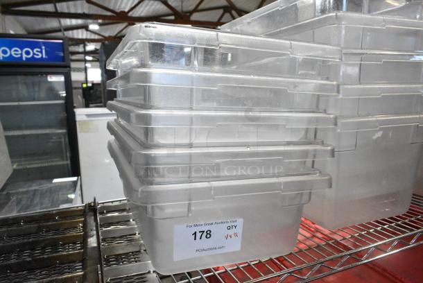 ALL ONE MONEY! Lot of 18 Clear Poly Bins - Image 2 of 4
