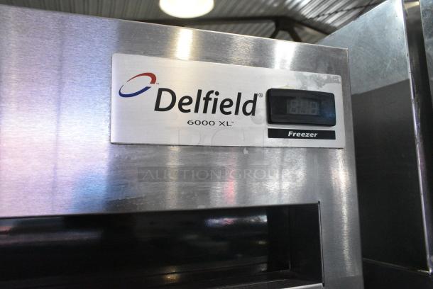 Delfield 6125XL-S Stainless Steel Commercial Single Door Reach In Freezer w/ Racks on Commercial Casters. 115 Volts, 1 Phase. Tested and Working! - Image 5 of 6