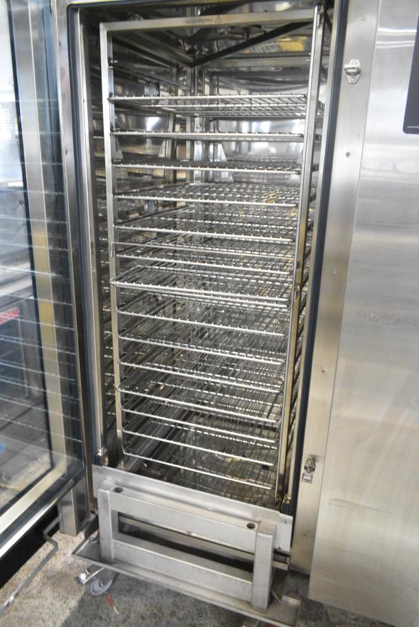 BRAND NEW SCRATCH AND DENT! 2021 Blodgett BCT 202 Stainless Steel Commercial Natural Gas Powered Roll In Rack Full Size Combi Convection Oven w/ Rack and Touchscreen Control. 191,000 BTU. - Image 3 of 8