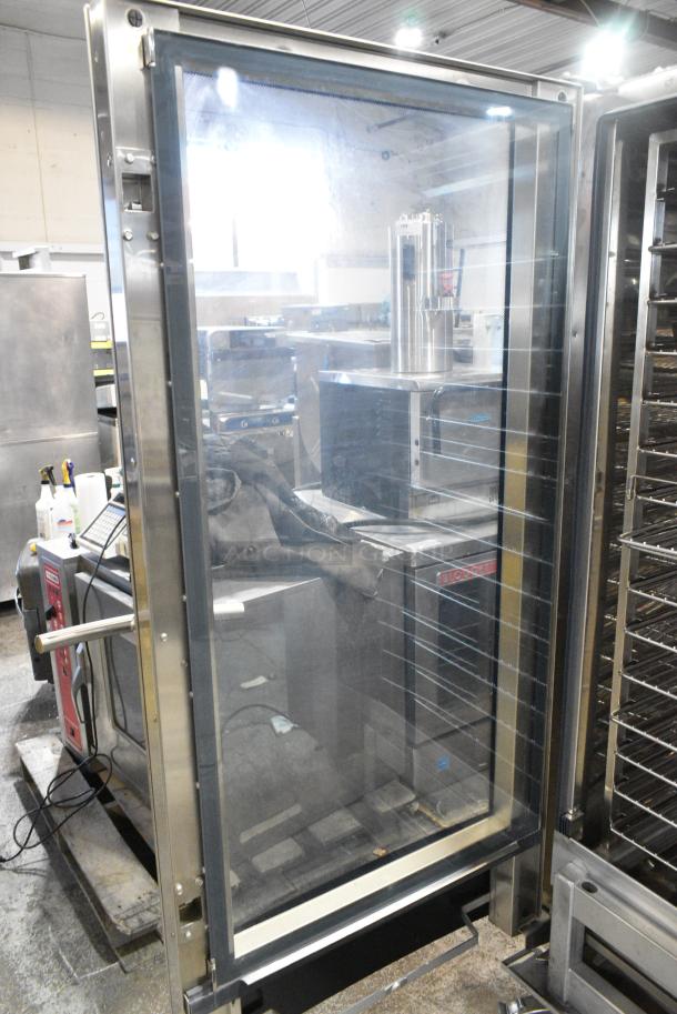BRAND NEW SCRATCH AND DENT! 2021 Blodgett BCT 202 Stainless Steel Commercial Natural Gas Powered Roll In Rack Full Size Combi Convection Oven w/ Rack and Touchscreen Control. 191,000 BTU. - Image 4 of 8