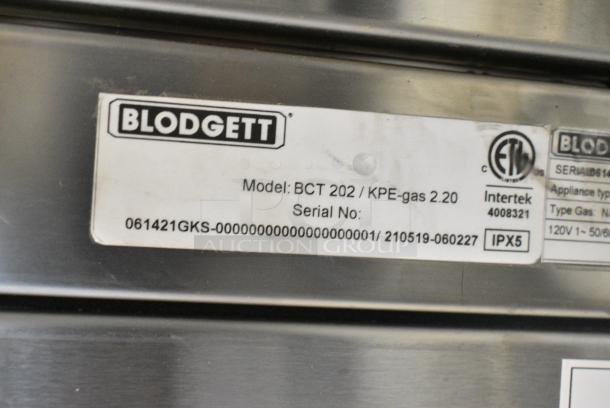 BRAND NEW SCRATCH AND DENT! 2021 Blodgett BCT 202 Stainless Steel Commercial Natural Gas Powered Roll In Rack Full Size Combi Convection Oven w/ Rack and Touchscreen Control. 191,000 BTU. - Image 7 of 8
