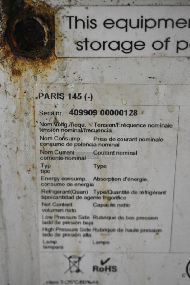 AHT Paris 145 Metal Commercial Chest Freezer Merchandiser. 115 Volts, 1 Phase. Tested and Working! - Image 4 of 6
