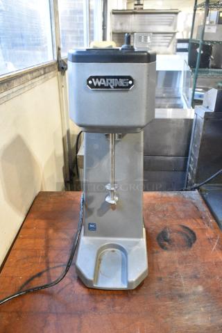Waring WDM120 Metal Commercial Countertop Single Head Drink Mixer. 120 Volts, 1 Phase. Tested and Working!