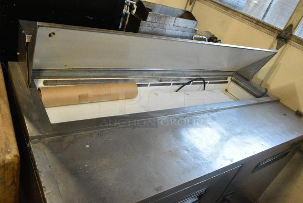 Maxx Cold MXCR60S Stainless Steel Commercial Sandwich Salad Prep Table Bain Marie. 115 Volts, 1 Phase. Tested and Working! - Image 2 of 6