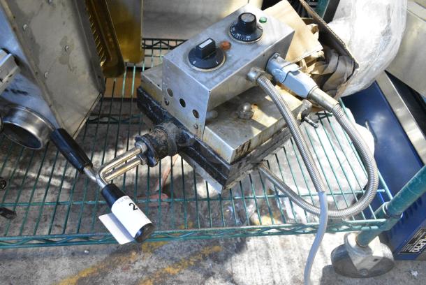 Metal Countertop Waffle Maker. Tested and Working! - Image 2 of 3
