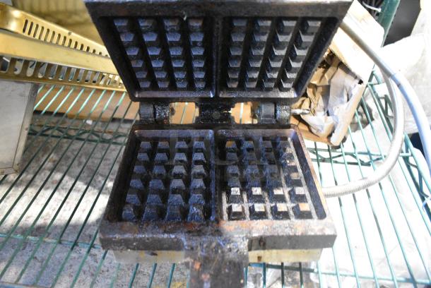 Metal Countertop Waffle Maker. Tested and Working! - Image 3 of 3