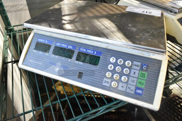 Mettler Toledo 8433 Metal Countertop Scale. Tested and Working! - Image 3 of 4