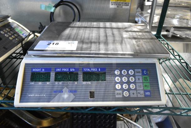 Mettler Toledo 8433 Metal Countertop Scale. Tested and Working! - Image 1 of 3