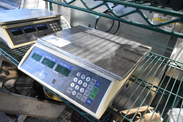 Mettler Toledo 8433 Metal Countertop Scale. Tested and Working! - Image 2 of 3