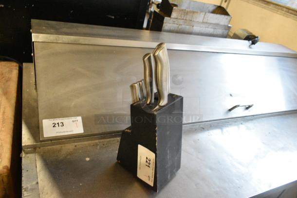7 Knives in Knife Block - Image 2 of 2