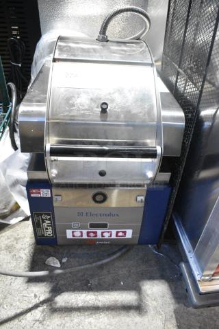2016 Electrolux HSPPA1 Stainless Steel Commercial Countertop Electric Powered Panini Press. 208 Volts, 1 Phase.