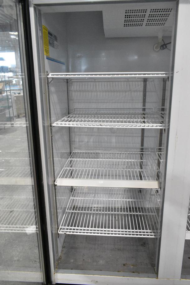 Maxx Cold MXM2-48F Metal Commercial 2 Door Reach In Freezer Merchandiser w/ Poly Coated Racks. 115 Volts, 1 Phase. Tested and Working! - Image 2 of 6