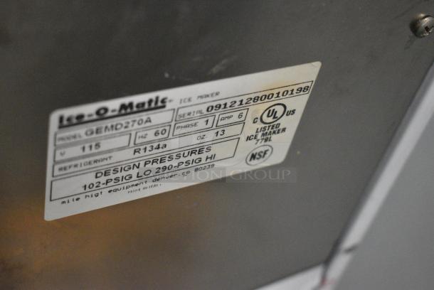 Ice-O-Matic GEMD270A Metal Commercial Countertop Ice and Water Dispenser. 115 Volts, 1 Phase. - Image 3 of 4