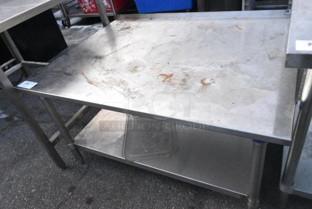 Stainless Steel Equipment Stand w/ Metal Under Shelf. - Image 2 of 2