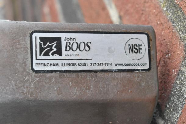 John Boos Stainless Steel Table w/ Back Splash. - Image 2 of 2
