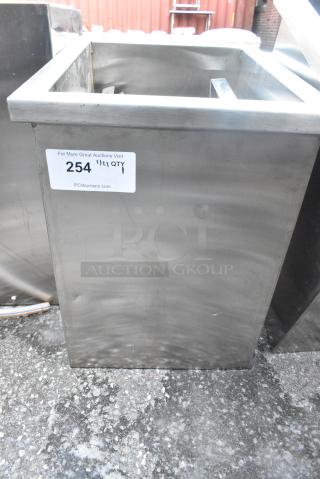 Stainless Steel Ice Bin Drop In.