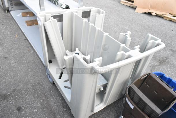 Poly Dish Cart on Commercial Casters. - Image 2 of 3