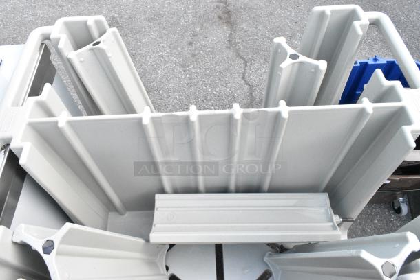 Poly Dish Cart on Commercial Casters. - Image 3 of 3