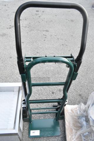 BRAND NEW SCRATCH AND DENT! Green Metal Hand Truck