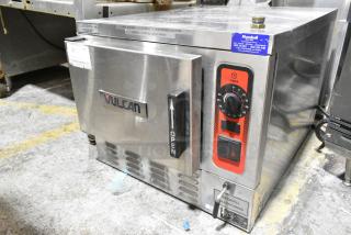 Vulcan C24EA3 Stainless Steel Commercial Countertop Steam Cabinet. 208/240 Volts, 1/3 Phase.