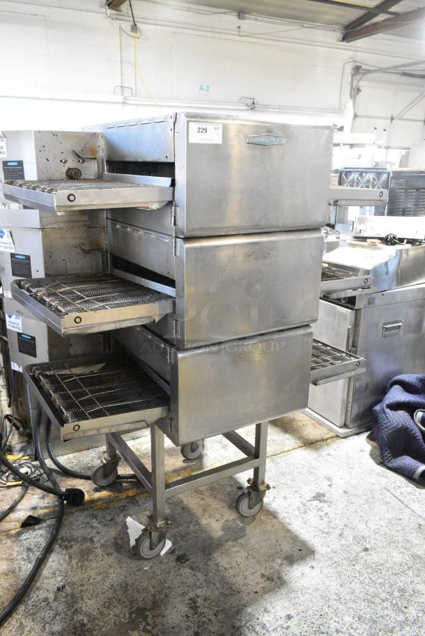 3 2016 Turbochef HhC2020 Stainless Steel Commercial Electric Powered Rapid Cook Conveyor Oven on Commercial Casters. 208/240 Volts, 3 Phase. 3 Times Your Bid! - Image 2 of 14