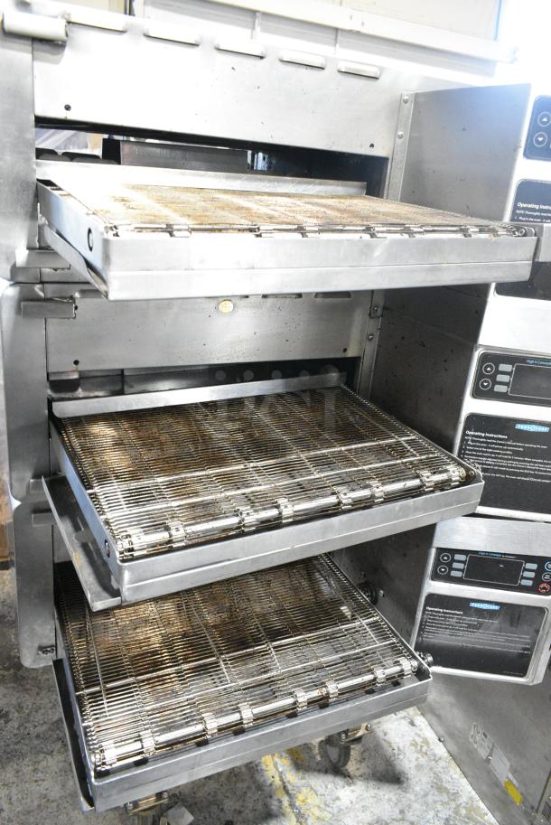 3 2016 Turbochef HhC2020 Stainless Steel Commercial Electric Powered Rapid Cook Conveyor Oven on Commercial Casters. 208/240 Volts, 3 Phase. 3 Times Your Bid! - Image 8 of 14