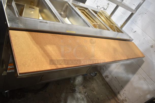 BRAND NEW SCRATCH AND DENT! 2022 Delfield SH-4 Stainless Steel Commercial Floor Style 4 Bay Steam Table on Commercial Casters. 120/208 Volts, 1 Phase. - Image 13 of 13