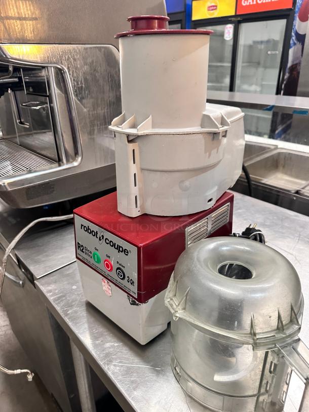 Nice Robot Coupe R2 DICE 1 Speed Cutter Mixer Food Processor w/ 3.17 qt Bowl, 120v Tested and Working! - Image 7 of 16