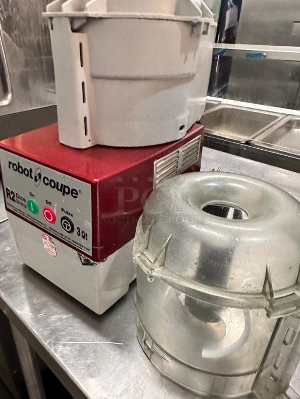 Nice Robot Coupe R2 DICE 1 Speed Cutter Mixer Food Processor w/ 3.17 qt Bowl, 120v Tested and Working! - Image 12 of 16