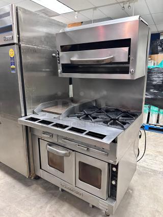 Southbendl 36" Gas Griddle, 2 Burner, Oven and Salamander