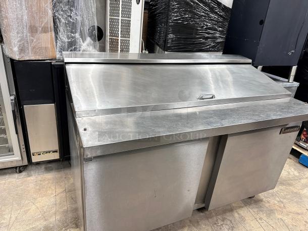 Nice Continental  60" Sandwich/Salad Prep Table w/ Refrigerated Base, 115v Tested and Working! - Image 2 of 5