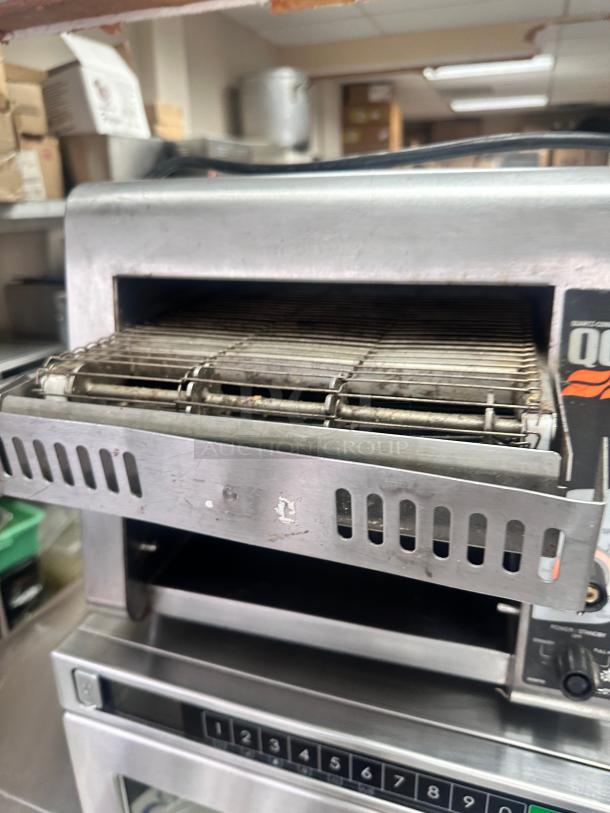 Holman Star  Conveyor Toaster - 350 Slices/hr w/ 1 1/2" Product Opening, 120v - Image 6 of 10