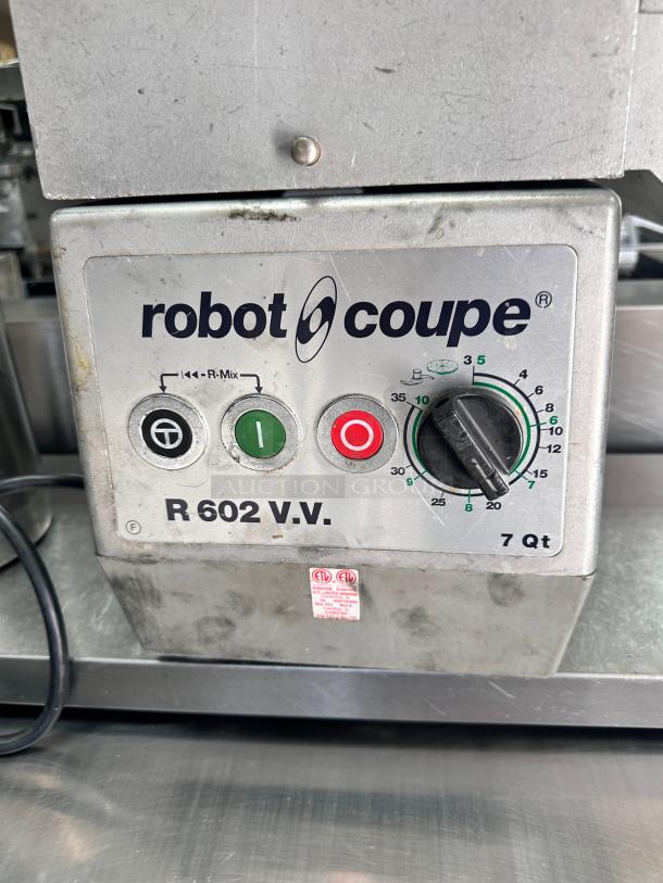 Robot Coupe R602VV Food Processor 120v - Image 7 of 9