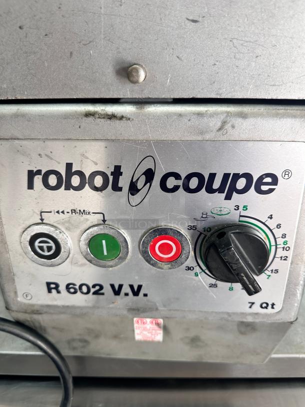 Robot Coupe R602VV Food Processor 120v - Image 9 of 9