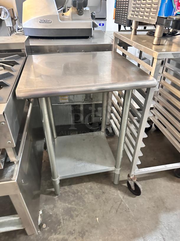 Clean Commercial Stainless Steel Table 24"x24" - Image 2 of 6
