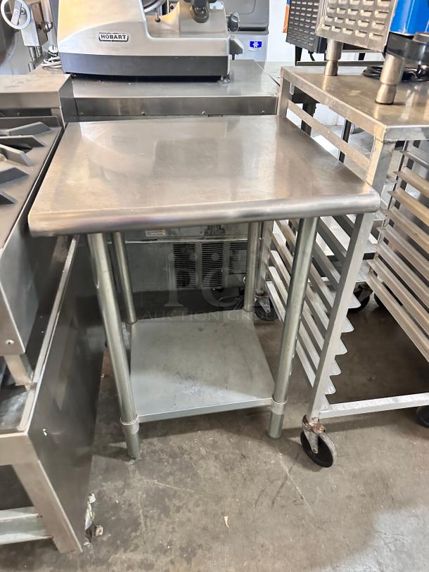 Clean Commercial Stainless Steel Table 24"x24" - Image 4 of 6